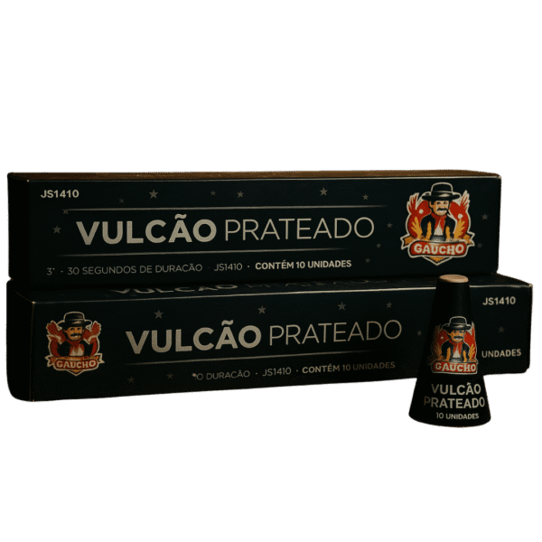 Vulcão Prateado. Cx. C/ 20Un.