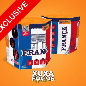 TORTA FRANÇA - 19 TUBOS - 30 SEGUNDOS.