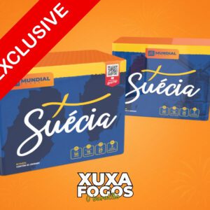 TORTA SUÉCIA ESPECIAL - 50 TUBOS - 15 SEGUNDOS.