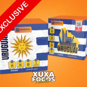 TORTA URUGUAI - 25 TUBOS - 30 SEGUNDOS.