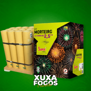 KIT MORTEIRO 2,5" | 12 TUBOS | 40 SEG.
