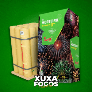 KIT MORTEIRO 3" | 6 TUBOS | CORES.