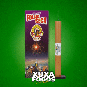 FOGUETE FOLHA SECA - CX C/ 06 TUBOS.